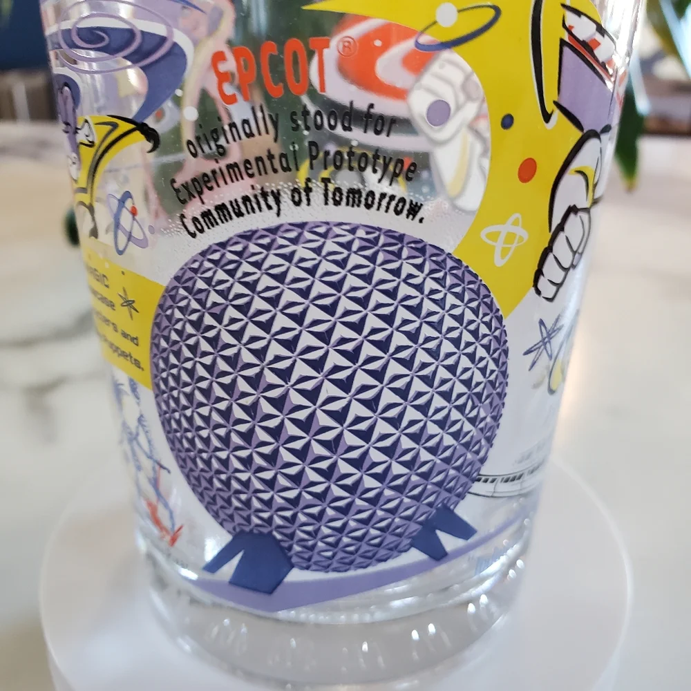 Disney 100 Years of Magic Glass EPCOT